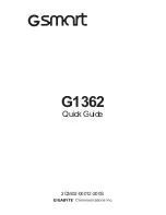 Preview for 1 page of Gigabyte GSmart G1362 Quick Manual