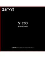 Gigabyte GSmart S1200 User Manual preview