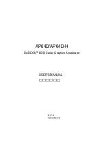 Предварительный просмотр 1 страницы Gigabyte GV-AP64D User Manual