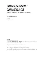 Предварительный просмотр 3 страницы Gigabyte GV-N595U-GT User Manual