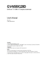 Gigabyte GV-N59X128D User Manual предпросмотр