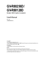 Предварительный просмотр 5 страницы Gigabyte GV-R80128D Manual