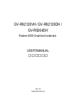 Gigabyte GV-R92128DH User Manual предпросмотр