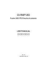 Предварительный просмотр 1 страницы Gigabyte GV-R96P128D User Manual