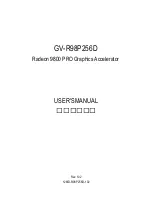 Gigabyte GV-R98P256D User Manual предпросмотр