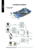 Предварительный просмотр 4 страницы Gigabyte GV-RX60P128D User Manual