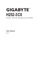 Gigabyte H252-3C0 User Manual preview