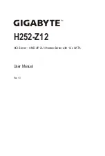 Gigabyte H252-Z12 User Manual preview