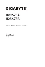 Gigabyte H262-Z6A User Manual preview