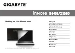 Gigabyte innote Q1580M User Manual preview