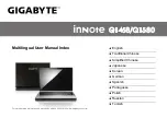 Preview for 1 page of Gigabyte innote Q1580M User Manual