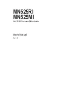 Preview for 1 page of Gigabyte MN525BI User Manual