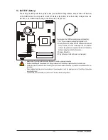 Preview for 17 page of Gigabyte MN525BI User Manual