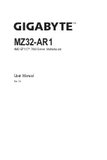 Preview for 1 page of Gigabyte MZ32-AR1 User Manual