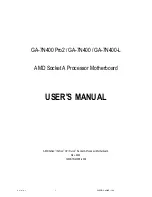 Предварительный просмотр 5 страницы Gigabyte Network Device GA-7N400 User Manual