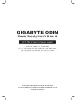 Gigabyte ODIN GT GE-S550A-D1 User Manual предпросмотр