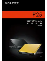 Preview for 1 page of Gigabyte P25 User Manual