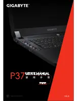 Preview for 1 page of Gigabyte p37 User Manual