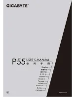 Gigabyte P55 User Manual preview