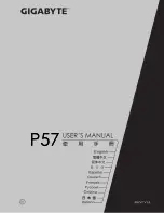 Preview for 1 page of Gigabyte P57 User Manual