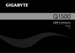 Preview for 1 page of Gigabyte Q1500 User Manual