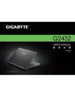 Gigabyte Q2432 Series User Manual предпросмотр