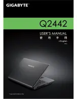 Gigabyte Q2442 Series User Manual preview