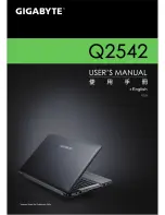 Gigabyte Q2542 User Manual preview