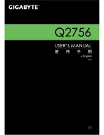 Предварительный просмотр 1 страницы Gigabyte Q2756 User Manual