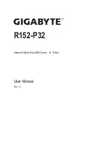 Preview for 1 page of Gigabyte R152-P32 User Manual