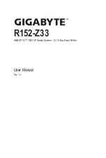 Gigabyte R152-Z33 User Manual preview