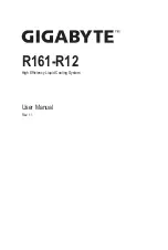 Preview for 1 page of Gigabyte R161-R12 Service Manual