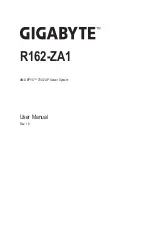 Gigabyte R162-ZA1 User Manual preview