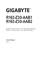 Gigabyte R163-Z30-AAB1 User Manual preview