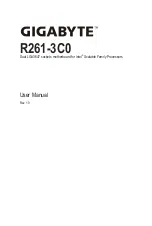 Preview for 1 page of Gigabyte R261-3C0 User Manual