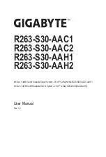 Gigabyte R263-S30-AAC1 User Manual preview
