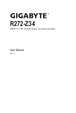 Gigabyte R272-Z34 User Manual preview