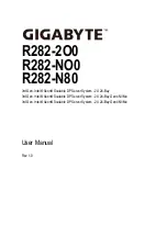 Preview for 1 page of Gigabyte R282-2O0 User Manual