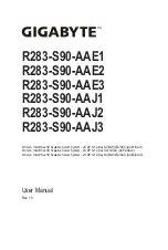 Gigabyte R283-S90-AAE1 User Manual preview