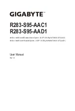 Preview for 1 page of Gigabyte R283-S95-AAC1 User Manual