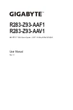 Gigabyte R283-Z93-AAF1 User Manual preview