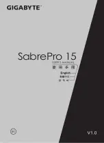 Gigabyte SabrePro 15 User Manual preview