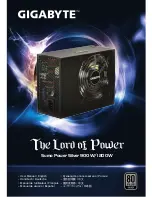 Предварительный просмотр 1 страницы Gigabyte SUMO POWER SILVER 1200W User Manual