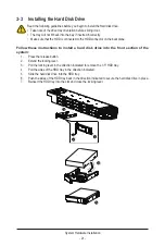 Preview for 21 page of Gigabyte TO21-JS0 System Installation Manual