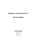 GigaDevice Semiconductor GD-Link Adapter User Manual предпросмотр