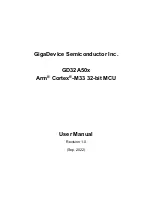 Предварительный просмотр 1 страницы GigaDevice Semiconductor GD32A50 Series User Manual