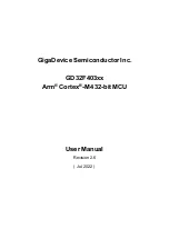 GigaDevice Semiconductor GD32F403 Series User Manual предпросмотр