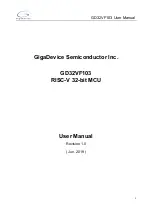 GigaDevice Semiconductor GD32VF103 User Manual preview