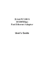 Gigafast 32-bit PCI BUS 10/100Mbps Fast Ethernet Adapter User Manual preview