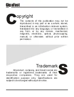 Preview for 2 page of Gigafast EE2400-SS User Manual
